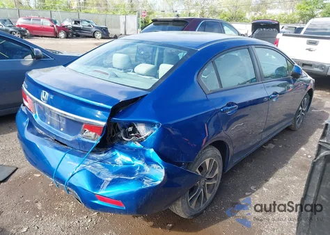2013 Honda Civic Ex из США, поврежденный, VIN 19XFB2F86DE063694